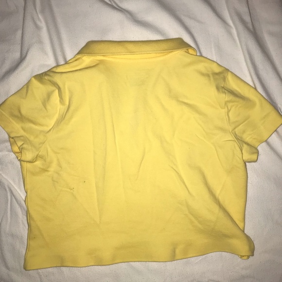 Yellow cropped polo - Picture 2 of 2